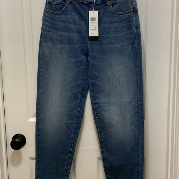 EILEEN FISHER SOFT BLUE ANKLE JEANS ORGANIC COTTON DENIM BRAND NEW! - Picture 8 of 8